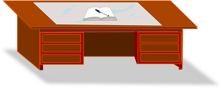 Clip Art Picnic Clipart Black And White Picnic Table - Book On The Table Clipart Png (776x319)