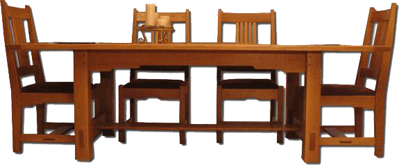 Dining Room Table Png (575x238)