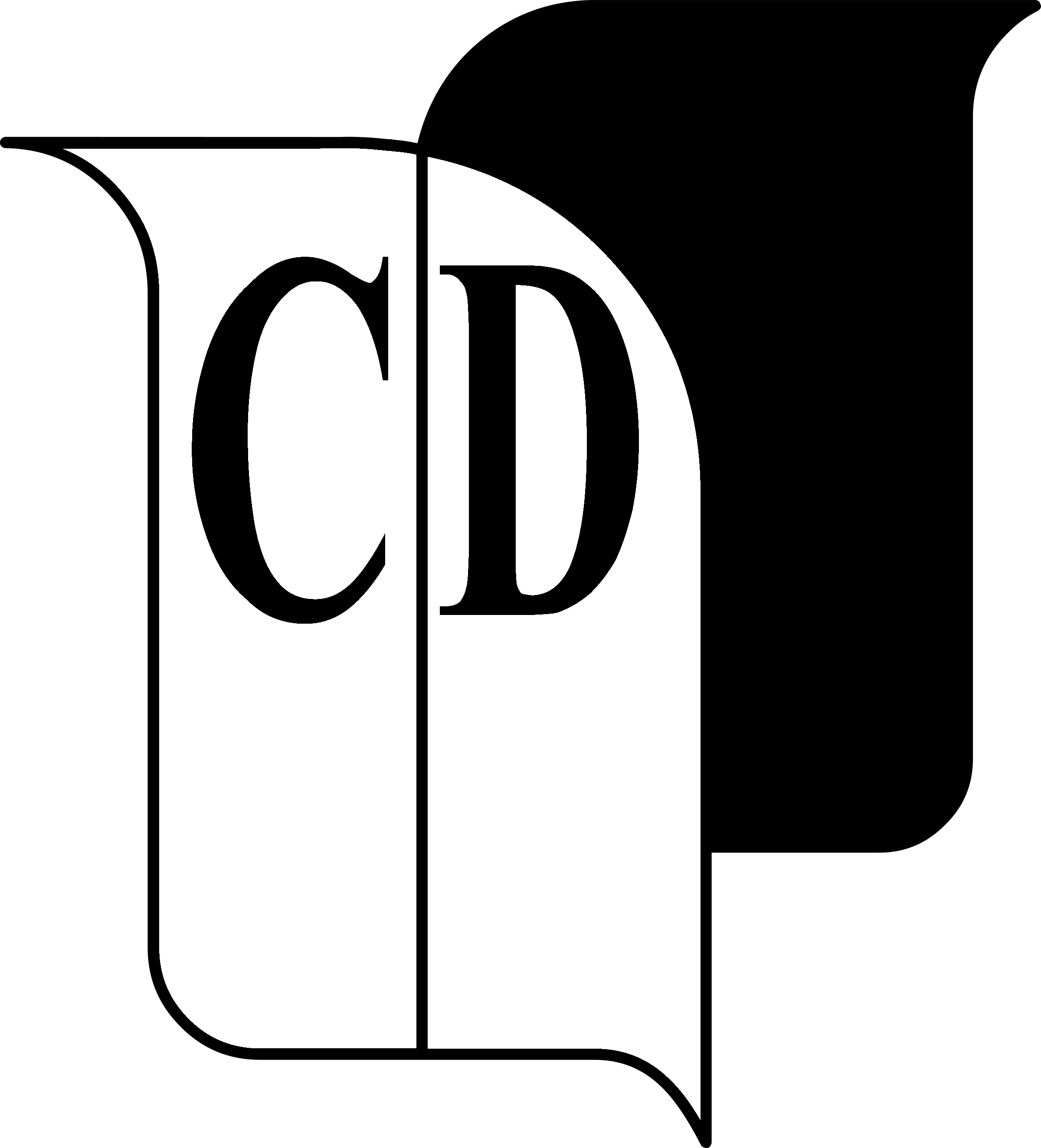 Cd Espanol Logo Black And White - Cd Espanol Logo Black And White (2400x2647)