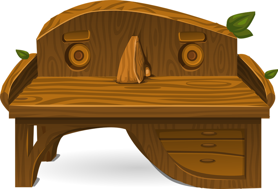 Bedside Table Cliparts - Furniture (960x651)