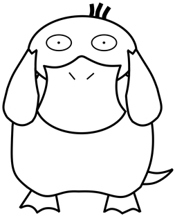 Pokemon Psyduck Duck Bill Bird Animal Wate - Duck (453x340)