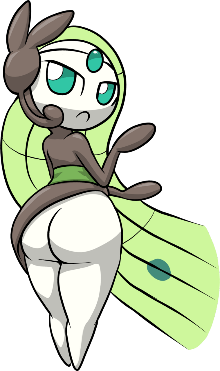 Pokémon X And Y Green Vertebrate Fictional Character - Meloetta Big Ass (758x1280)