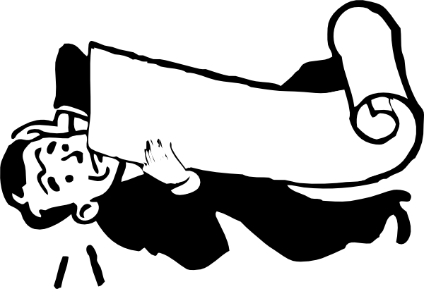 Confusedman Vertical Clip Art At Clker - Amex Bluebird (600x410)