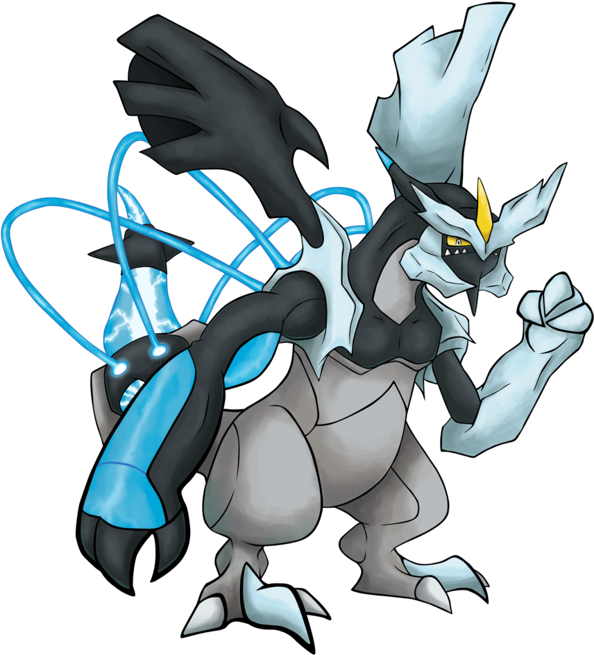 Black Kyurem By Reika-world - Kyurem Black Transparent Background (900x1059)