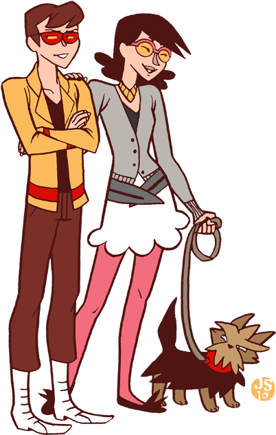 Pokemon Black White Nerds By Oxboxer - Pokemon Black & White (419x650)