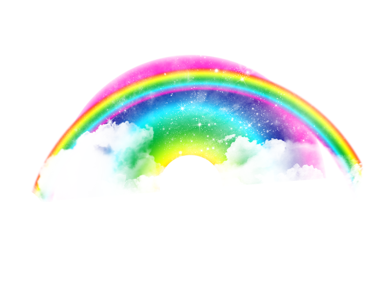 Cheap Real Rainbow Clouds Rainbow Png Free Icons And - Rainbow Png Transparent Background (1280x1024)