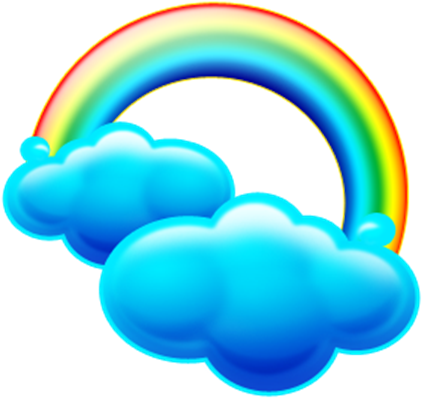 View Larger Map - Rainbow Poem Clipart (431x431)