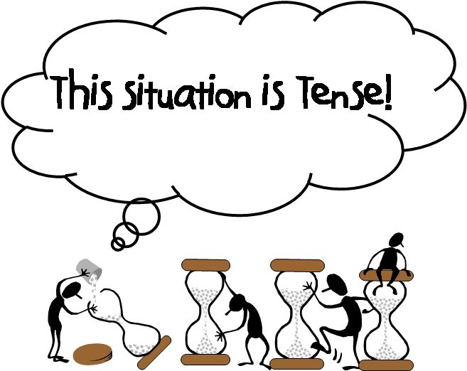 Sense Organs Clipart - Verb Tenses Clip Art (780x537)