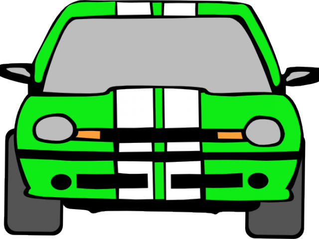 Dodge Clipart Cartoon - Pink Car Clip Art (640x480)