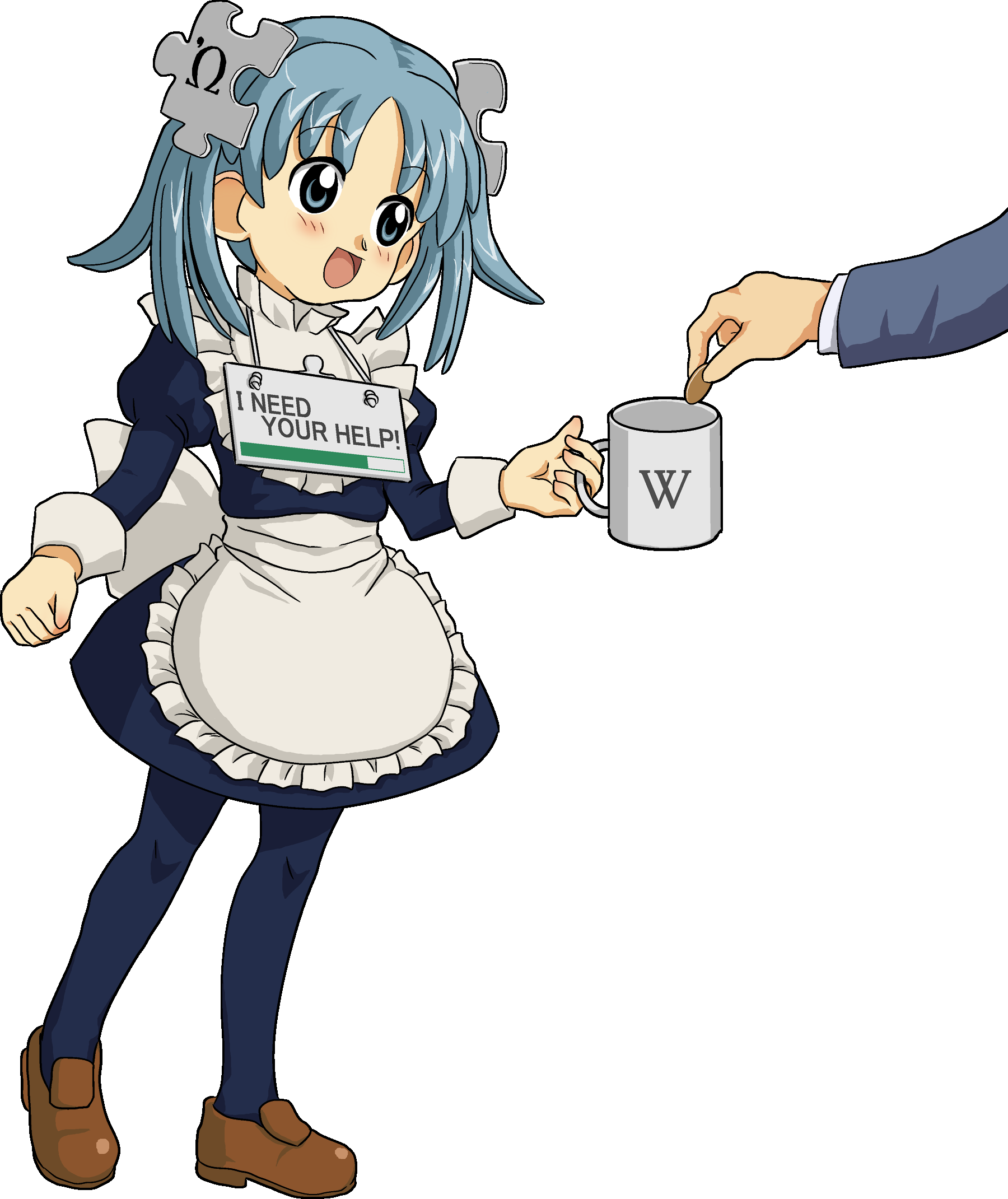 Wikipe-tan Needs Your Help - Tan (1800x2141)