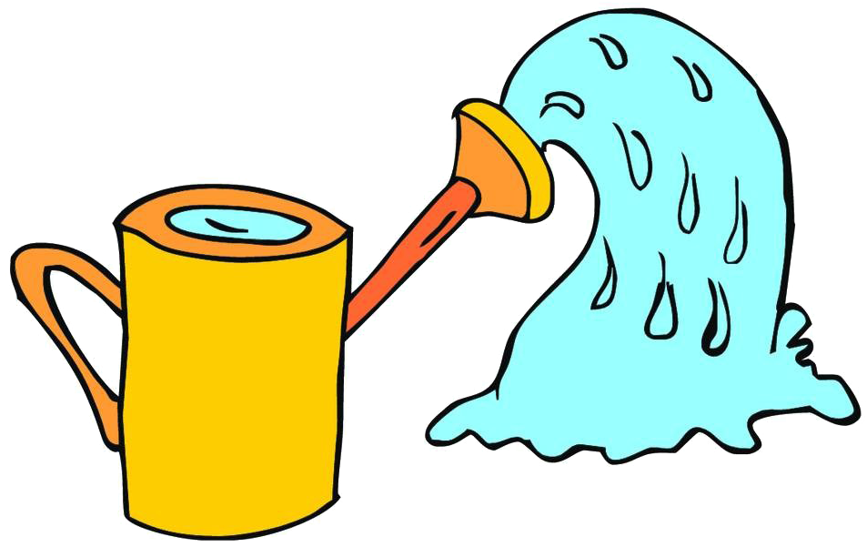 Watering Can Drawing Garden Clip Art - Watering Can Drawing Garden Clip Art (1000x1000)