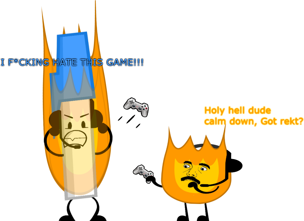 Pens Gamer Rage By Kaptain-klovers - Drawing (1024x727)