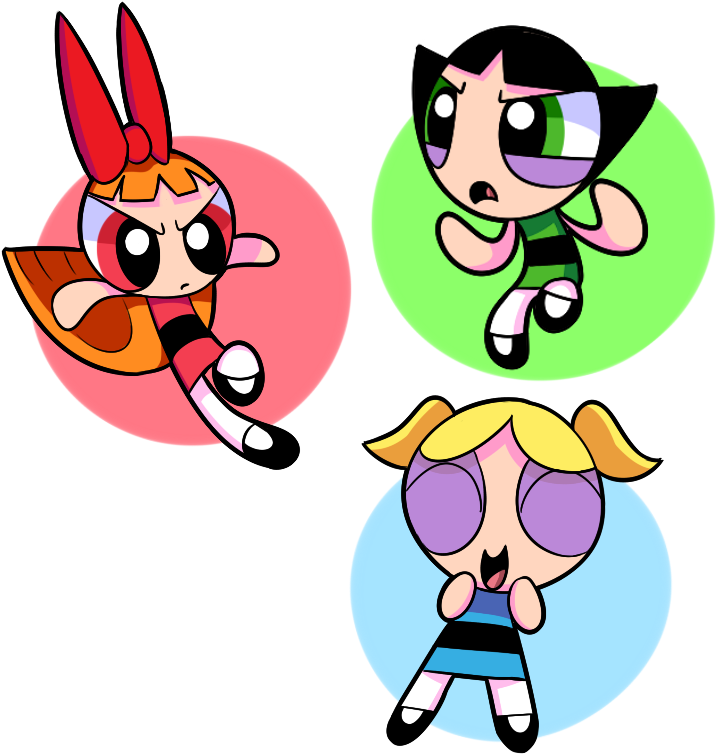 Powerpuff Girls By Tooni-pi - Cartoon (800x800)