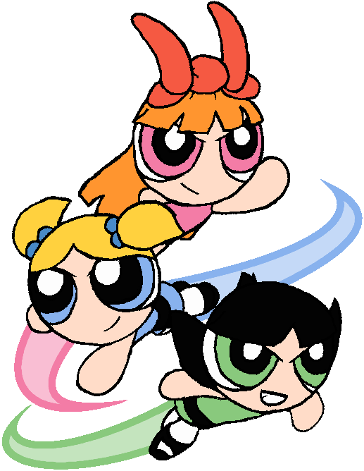 The Powerpuff Girls Save The Day By Bloodsoft - The Powerpuff Girls (548x847)