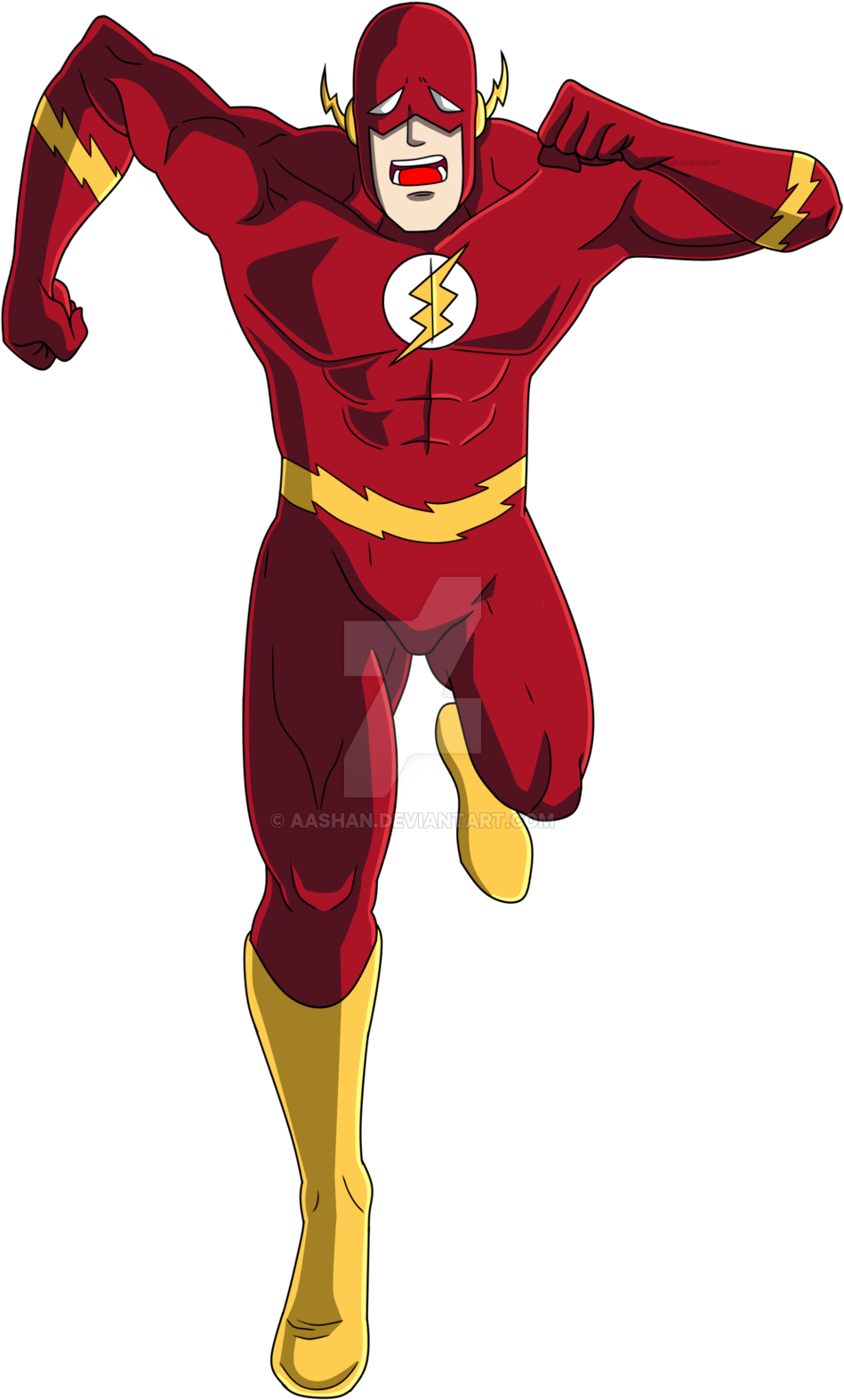 The Flash Running Tired By Aashananimeart The Flash - Flash Tired Of Running (1024x1646)