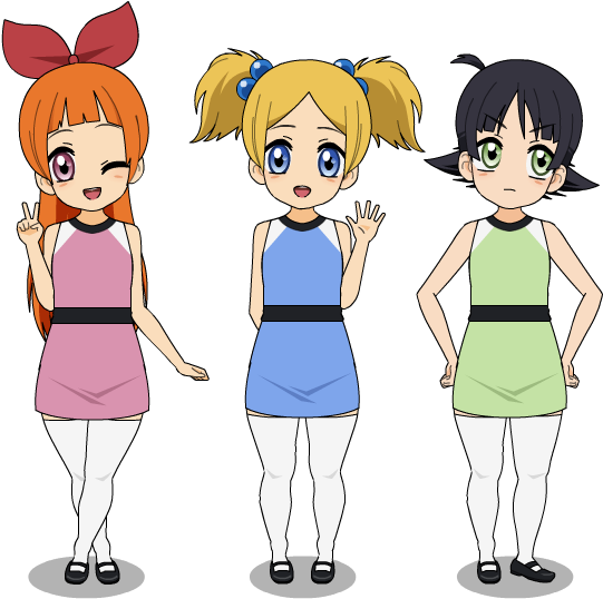 Kisekae ~ The Powerpuff Girls By Son-void - Powerpuff Girls 2016 Anime (800x600)