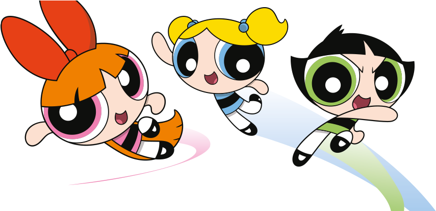 Show Image - Powerpuff Girls Paint With Water (1600x412)