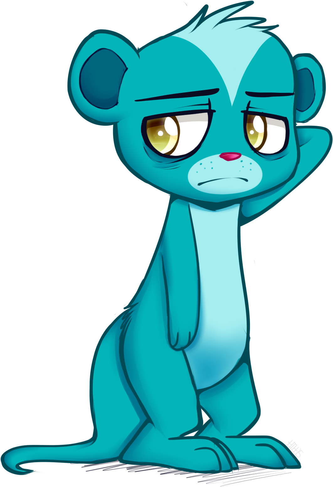 Tired Mongoose By Higglytownhero Tired Mongoose By - Lark (1201x1676)