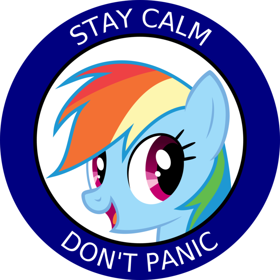 How To Remain Calm In Time Of Panic - Радуга Дэш Пнг (894x894)