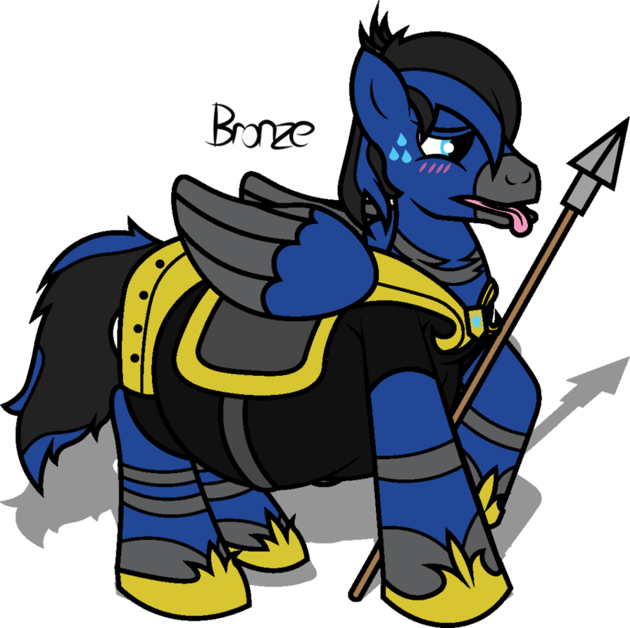 Tired Out Guard By Bronzepony - Pokemon Red Mpreg (895x892)