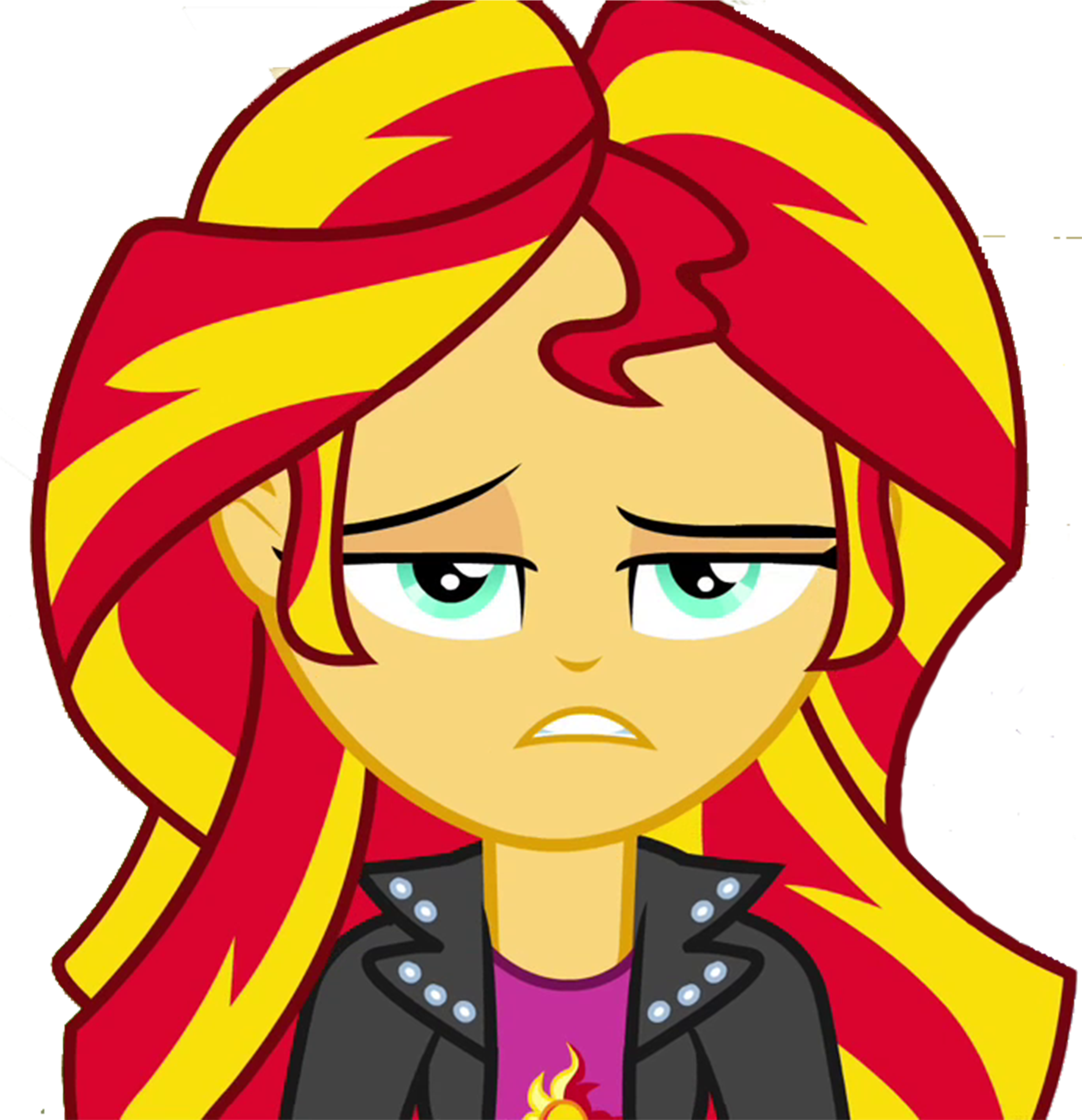 Sunset Shimmer Vector By Ytpinkiepie2 - Mlp Eg Sunset Shimmer Angry (3465x3570)