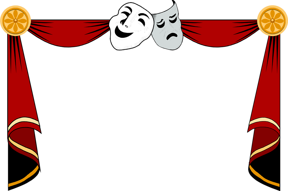Drama Masks Free Download Clip Art Free Clip Art On - Acting: For Kids On The Autistic Spectrum (958x634)