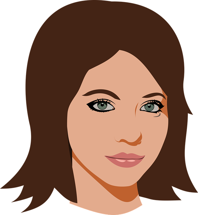 Actress Wallpaper Download - Girl Head (663x720)