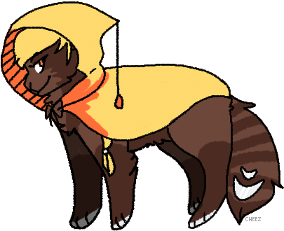Rahmat554 1 0 She Wears A Hood By Quesiopea - Cartoon (418x335)