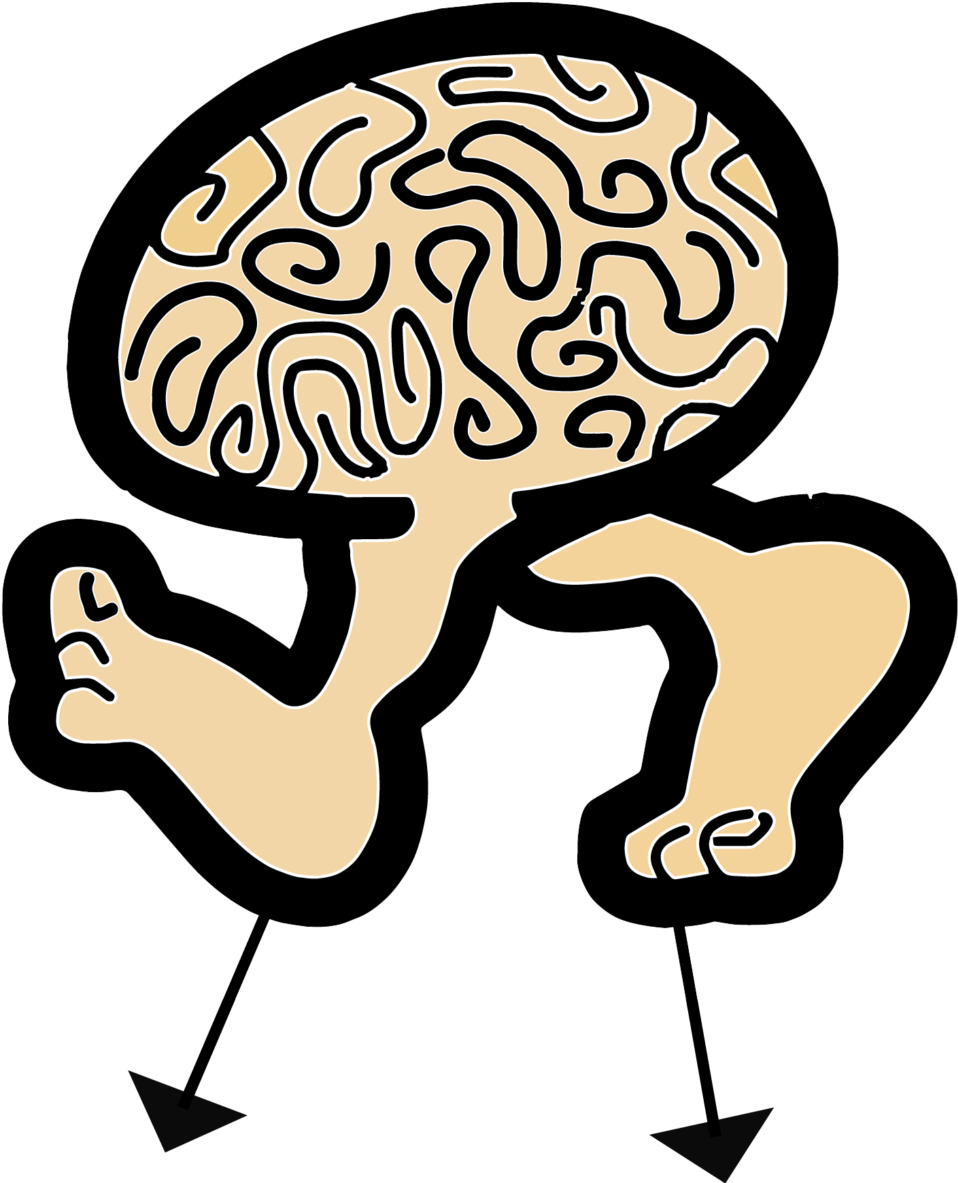 Мозги на ножках. Мозг с ногами. Мозг человека рисунок для детей. Мозг картинки мультяшные. Мозг на прозрачном фоне.