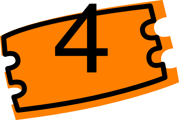 Ticket Clipart (600x404)