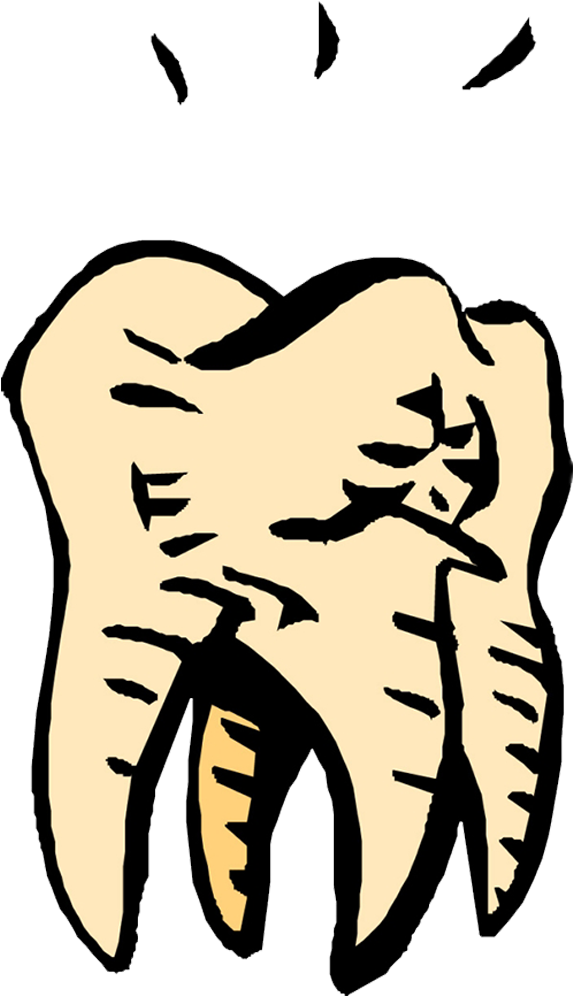 Tooth Decay Cartoon Illustration - Tooth Decay Cartoon Illustration (1000x1000)