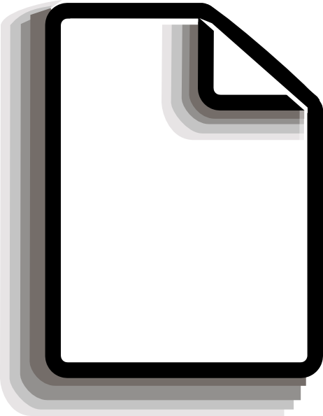 File Clip Art Clip Of New File Clip Art Free Vector - Datei Clipart (462x595)