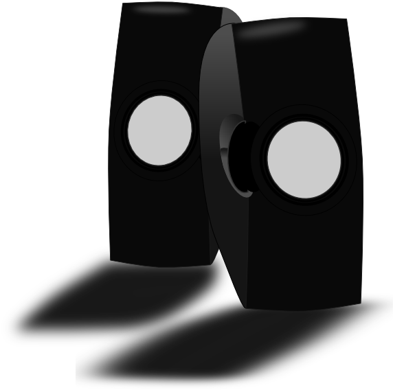 Clipart Of Computer Speakers Clip Art At Clker Com - Output Devices Clip Arts (600x580)