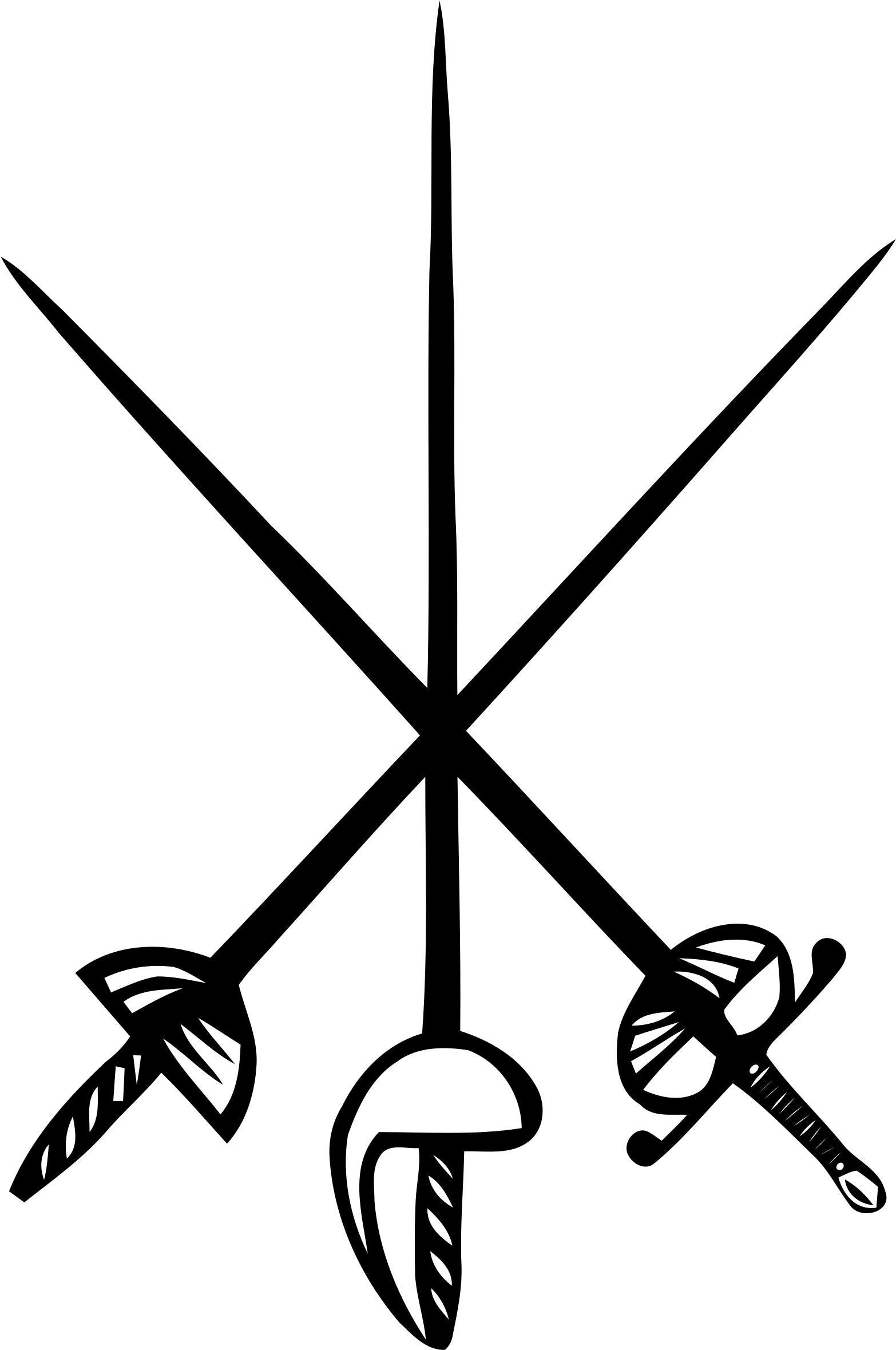 Fencing L1 Training Program - Fencing Foils (2000x2376)