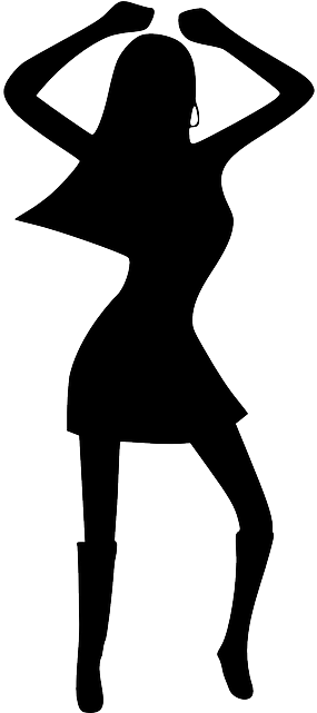 Woman, Dancing, Disco, Disotheque, Young, Youth - Silhouette Disco (320x640)