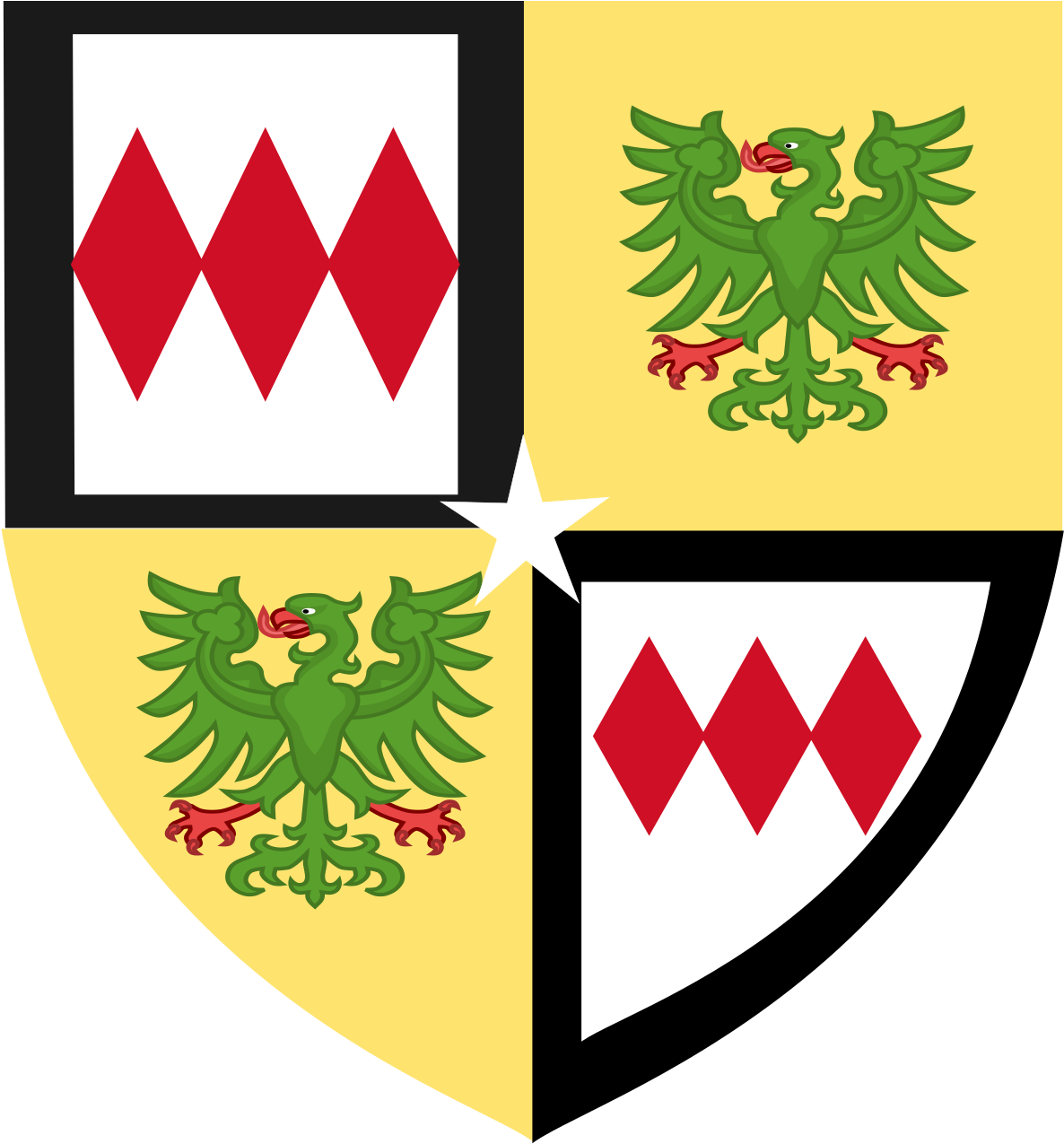 Earl Of Sandwich Coa - Duke Of Monmouth Coat Of Arms (1200x1276)