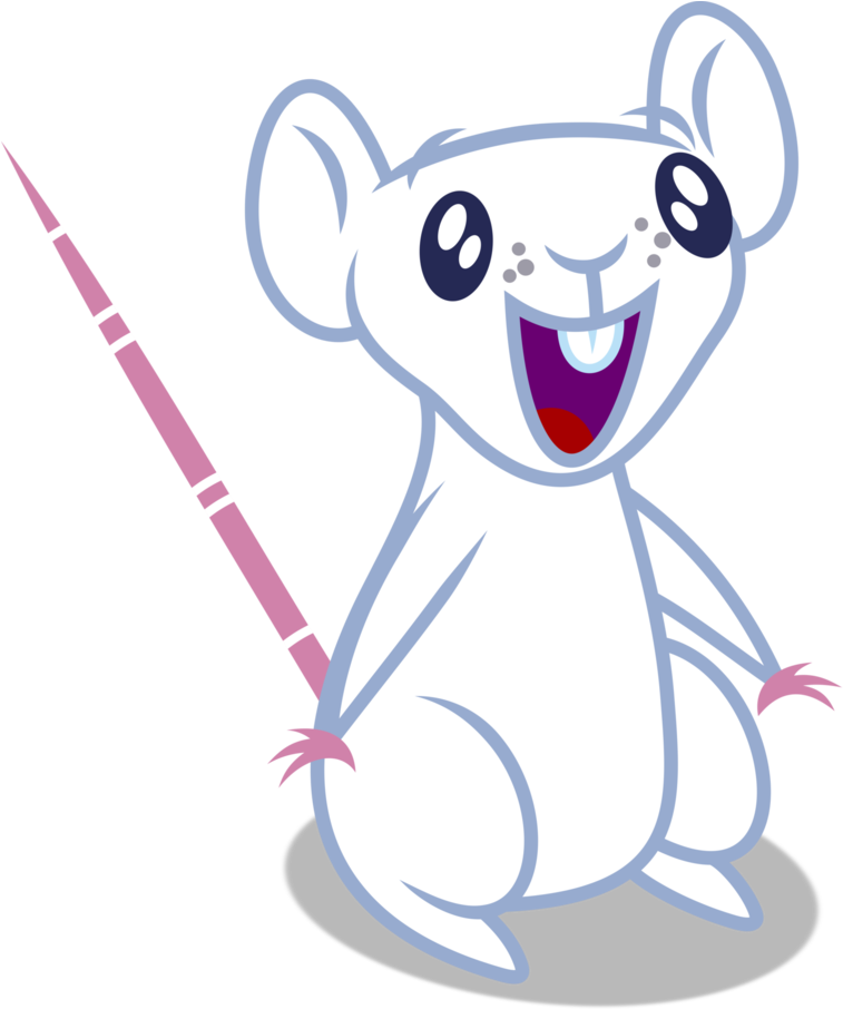 Happy Mouse By Awesomeluna - Cartoon (831x961)