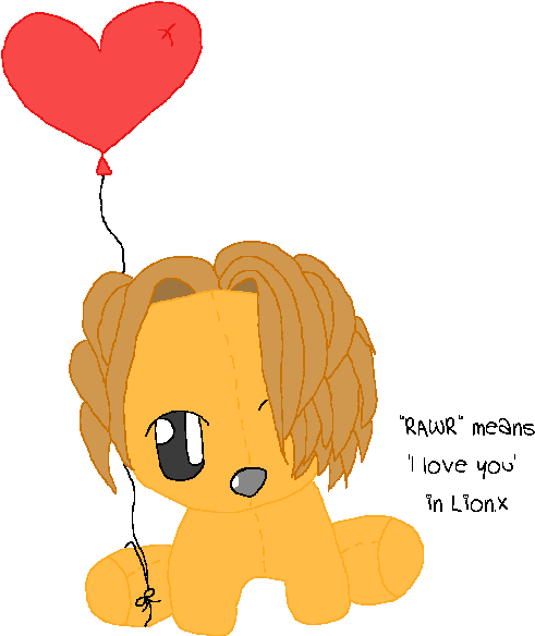 Rawr I'm A Lion By Rubberduckystalksyou - Lion (589x590)