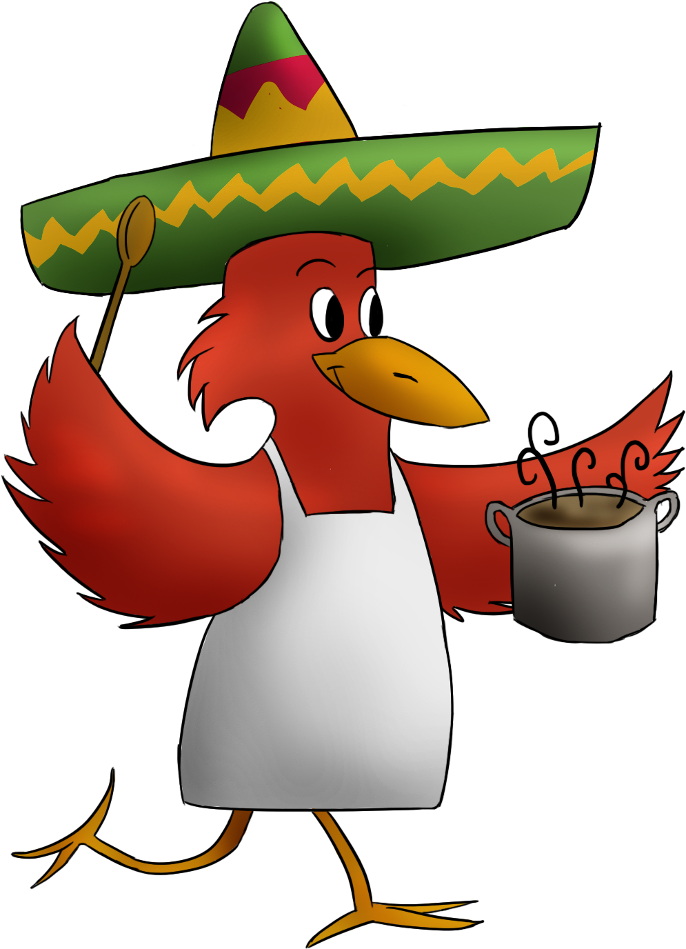 Cooking Mexican Recipes - Cartoon (1280x1440)