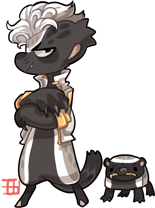 Honey Badger By Thekingdomofgriffia - Honey Badger (559x712)