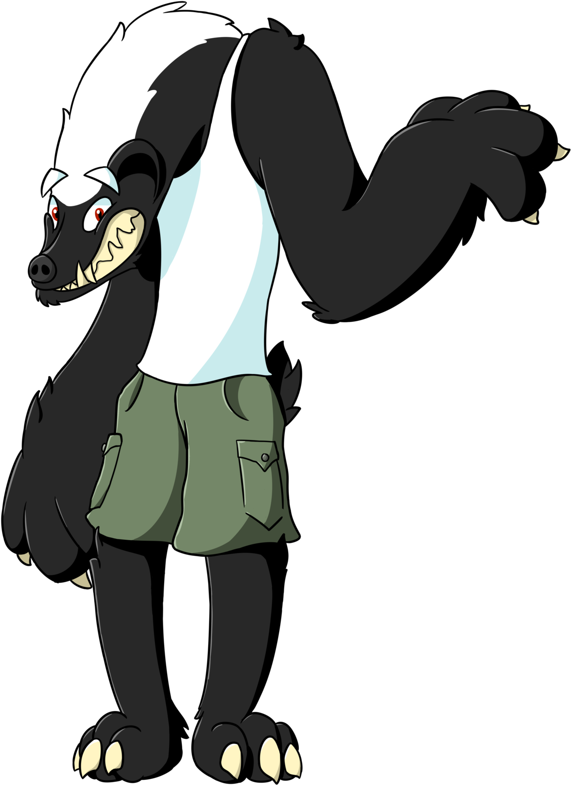 Wes The Honey Badger By Scorpgrox - Honey Badger (1280x1692)