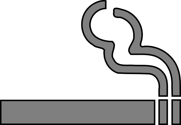 Cigarette Clip Art At Clker - Cigarette Box Clipart Png (600x415)