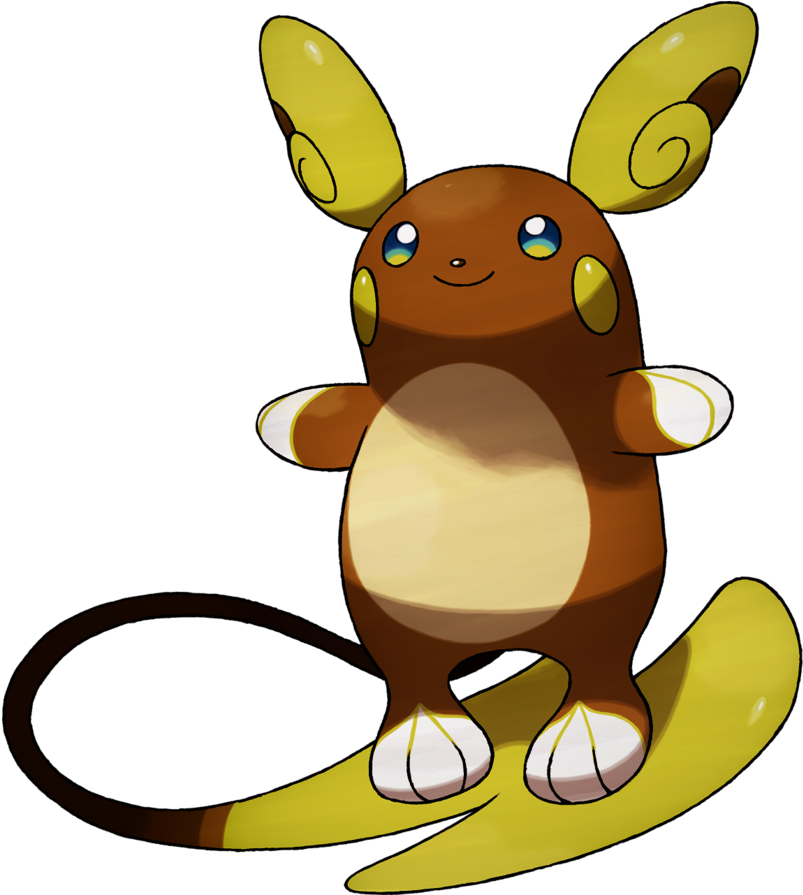 Raichu-alola By Pokemonsketchartist - Psychic Raichu (894x894)