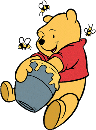 Pooh And The Honey Pot (431x585)