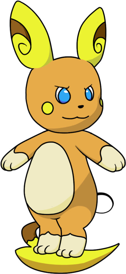 Raichu Alola Form By Cheldardo - Cartoon (800x1000)
