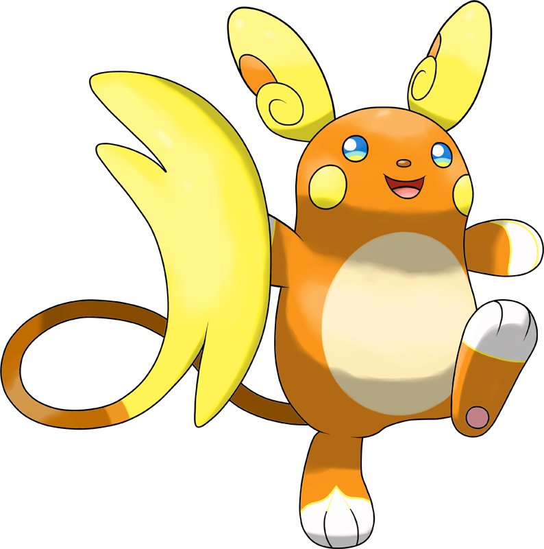Shiny Alolan Raichu Pokédex - Pokemon Alolan Raichu Png (794x800)