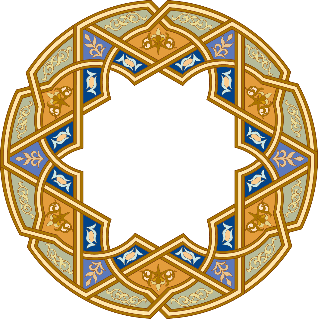 Iranian Art - Arabesque Clipart (1055x1056)