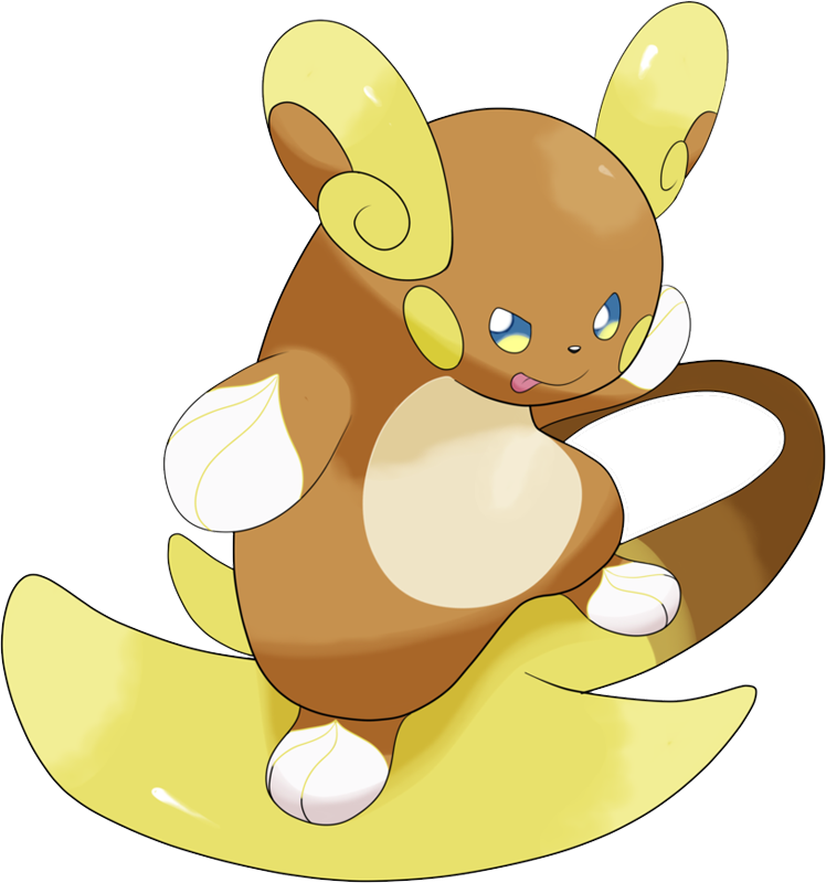 Alolan Raichu Card For Kids - Alolan Raichu Png (748x800)