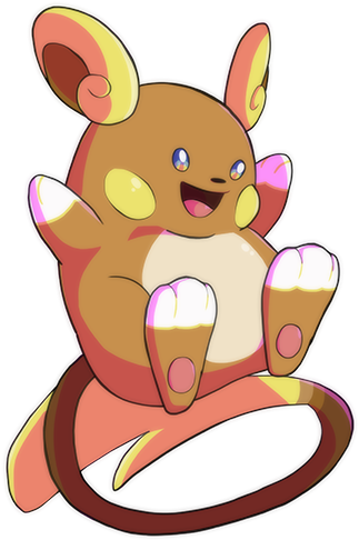 Raichu Alola Raichu Alolan Raichu Pokemon Schnappviech - Raichu (423x500)