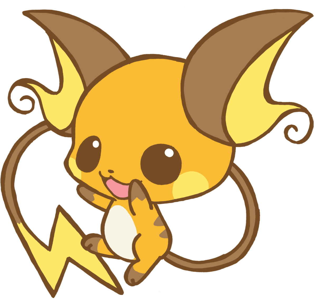 People Always Notice Pikachu Not Raichuat Least I - Raichu Pikachu Pichu Baby (1280x1183)